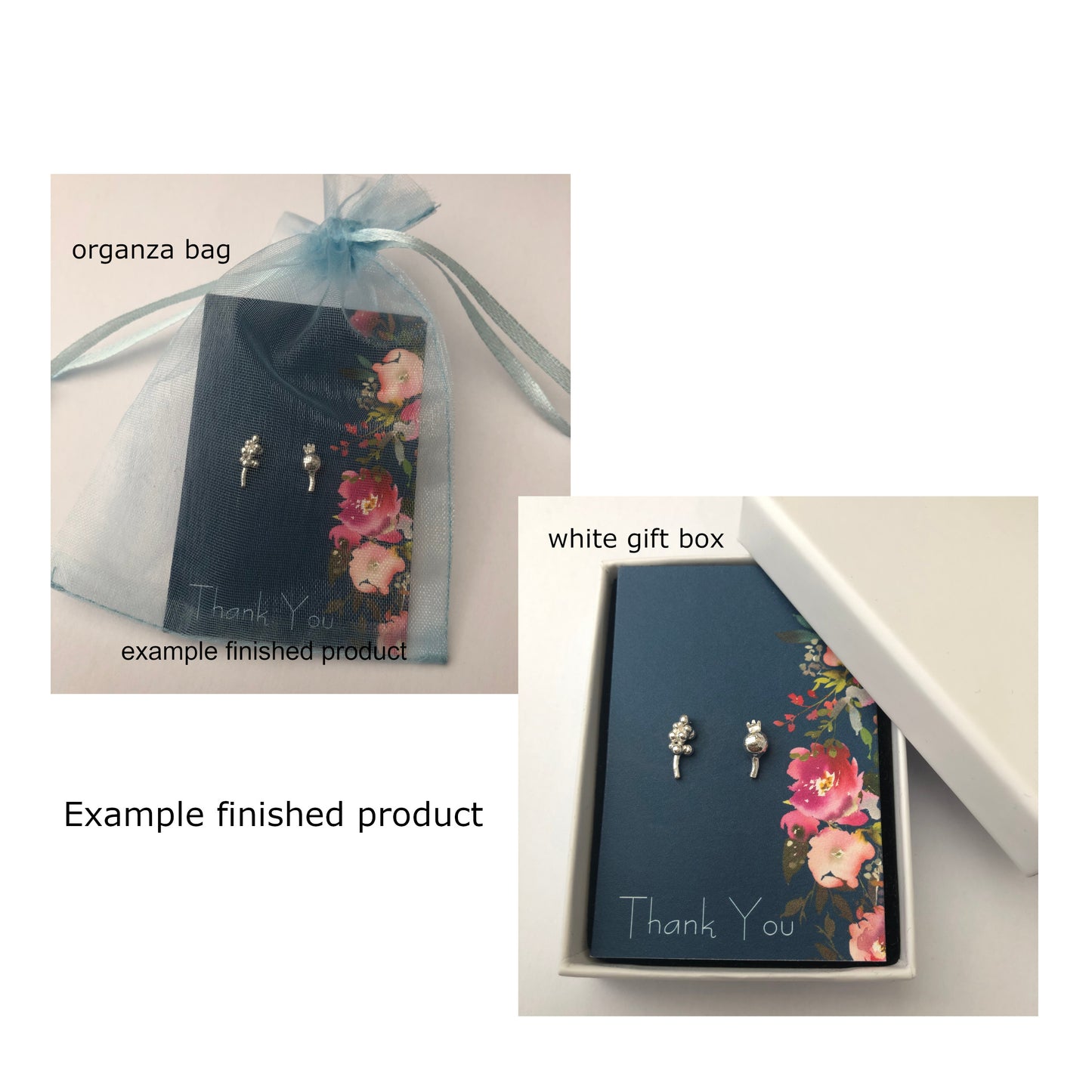 Mismatched Sterling Silver Heart Earrings