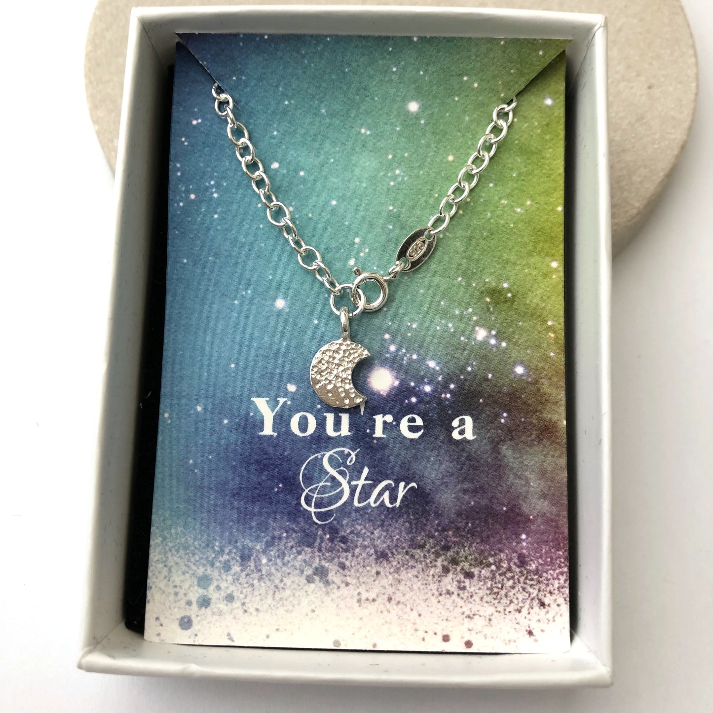 Personalised Sterling Silver Initial Star Bracelet, Thank You Jewellery Gift