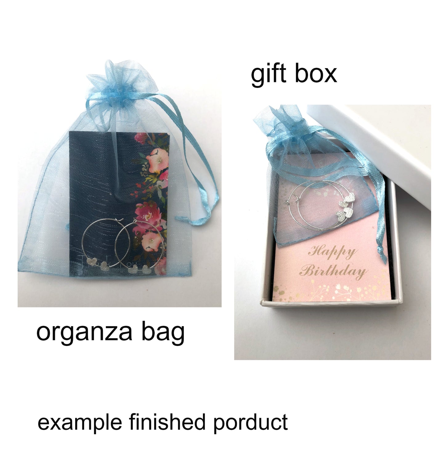 Sterling Silver Robin Hoop Earrings