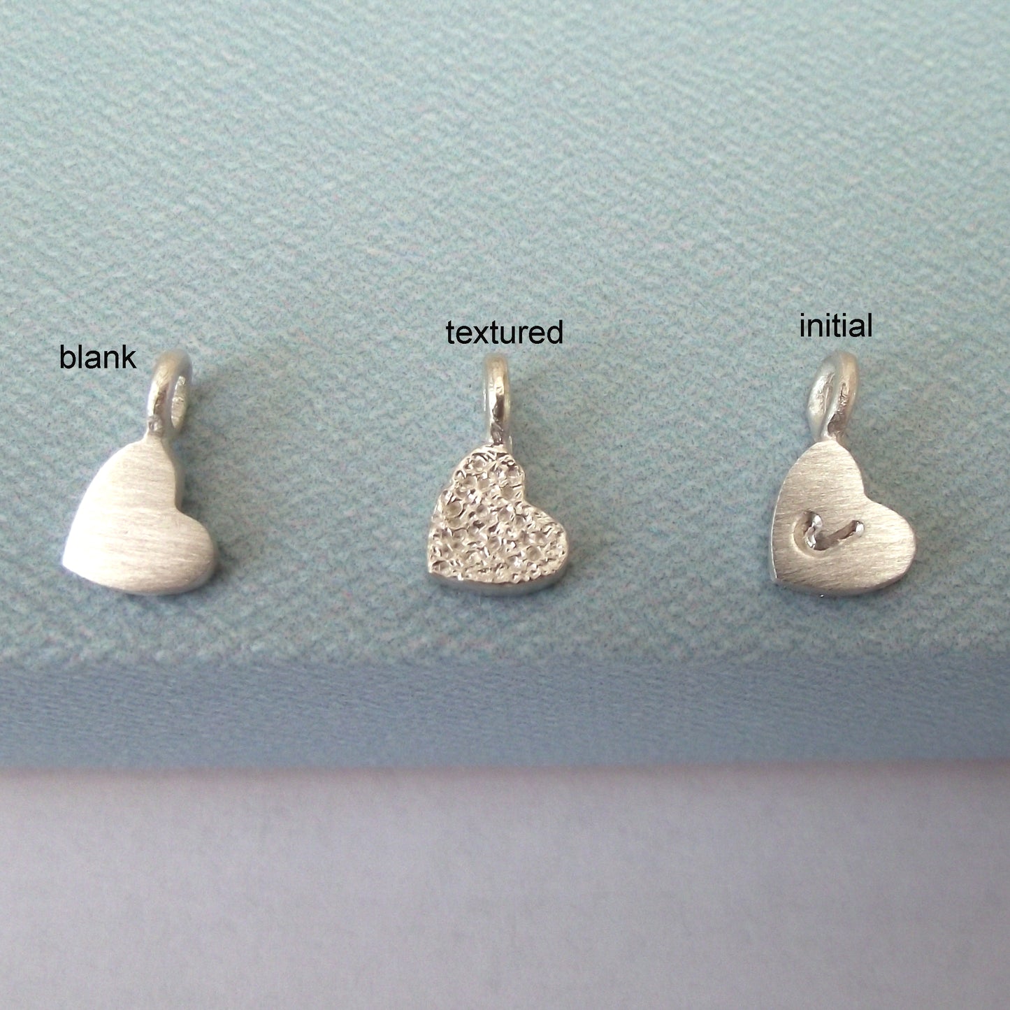 Personalised Sterling Silver Initial Heart Mismatched Earrings