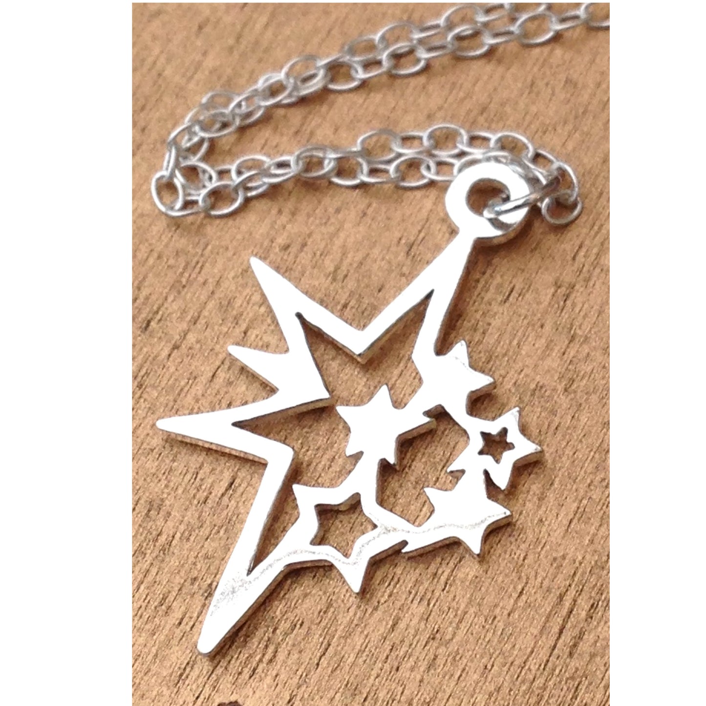 Sterling Silver Shooting Star Necklace