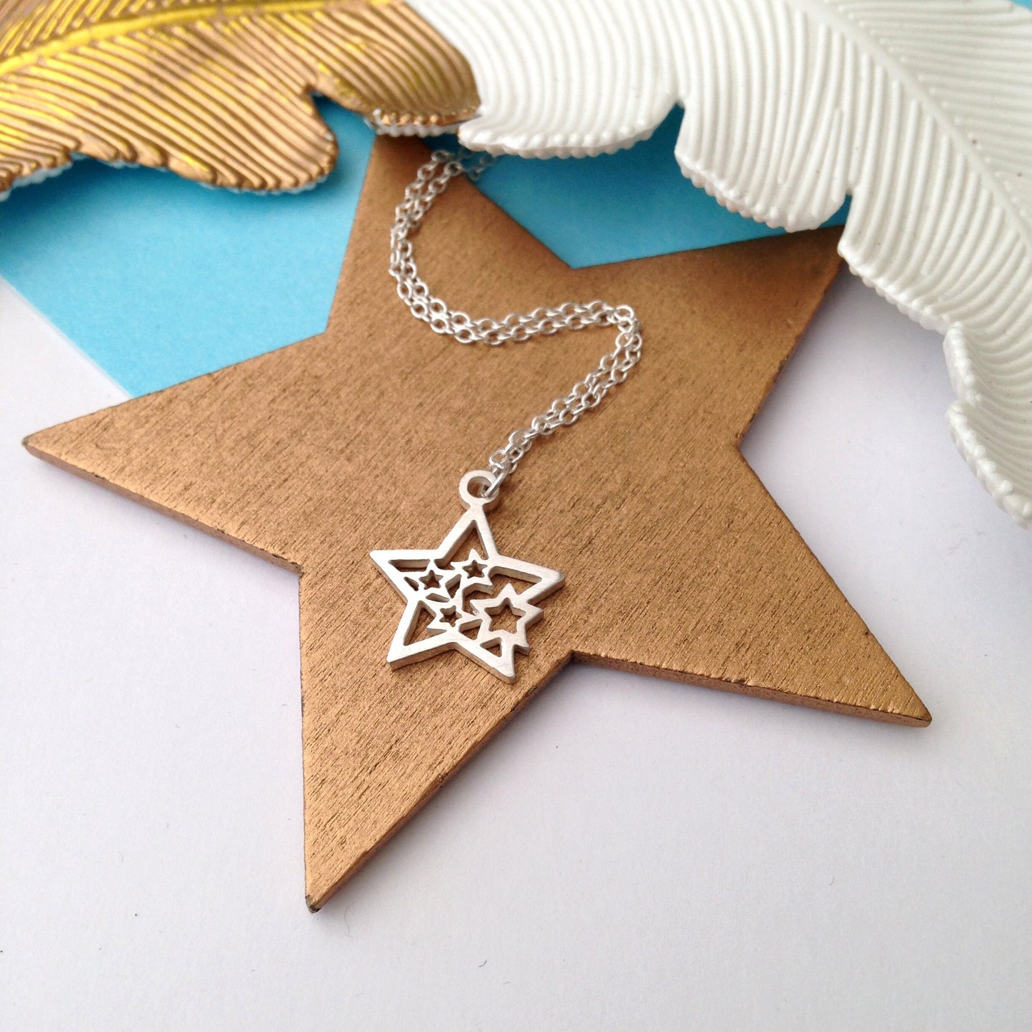 sterling silver star necklace 